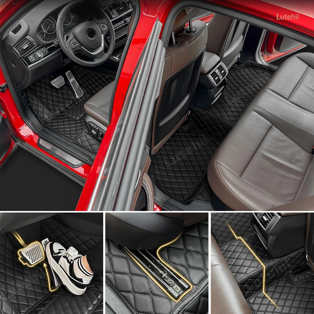 Alfombrillas para Kia Sonet QY 2024 2025 2026, personalizadas, de cobertura total, para maletero, con almohadillas para los pies y revestimiento de carga para todo tipo de clima.