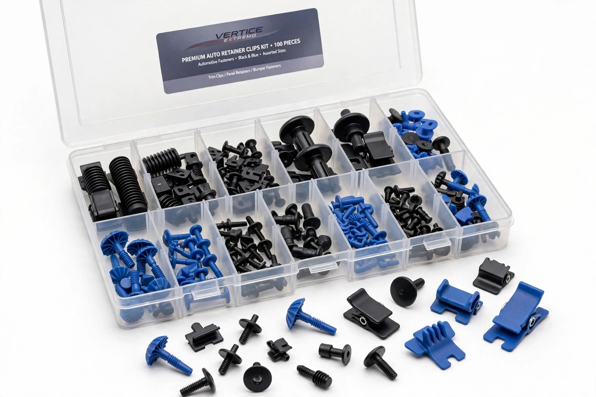 Kit Clips Plásticos Universales Vehículo